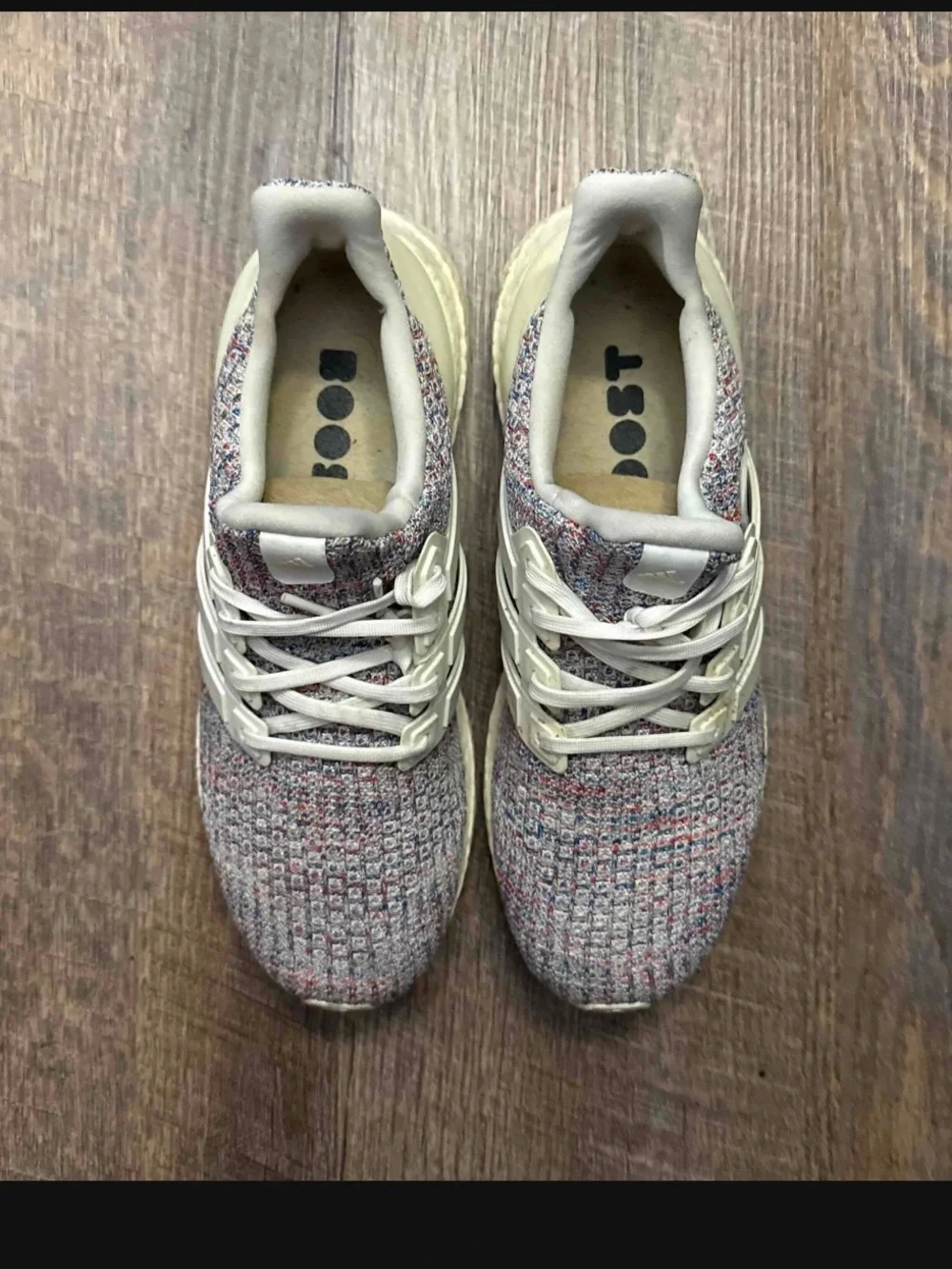 Adidas UltraBoost 4.0 White Multicolor Men’s Size 8.5 Sneakers Shoes